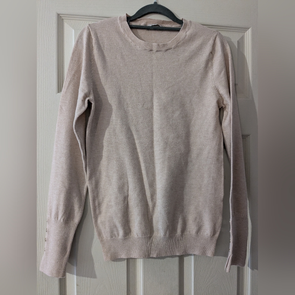 Elegant Cream Women's Sweater